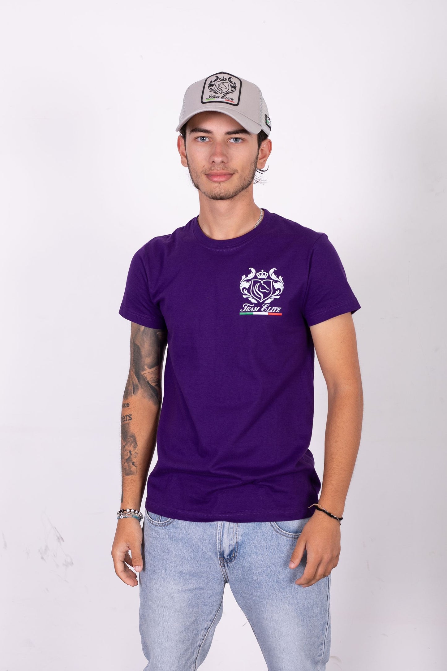T-Shirt Uomo Team Elite Viola