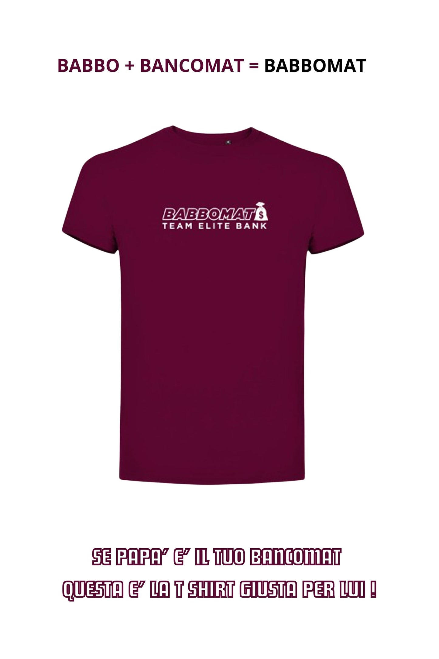 T-Shirt Team Elite Babbomat Bordeaux