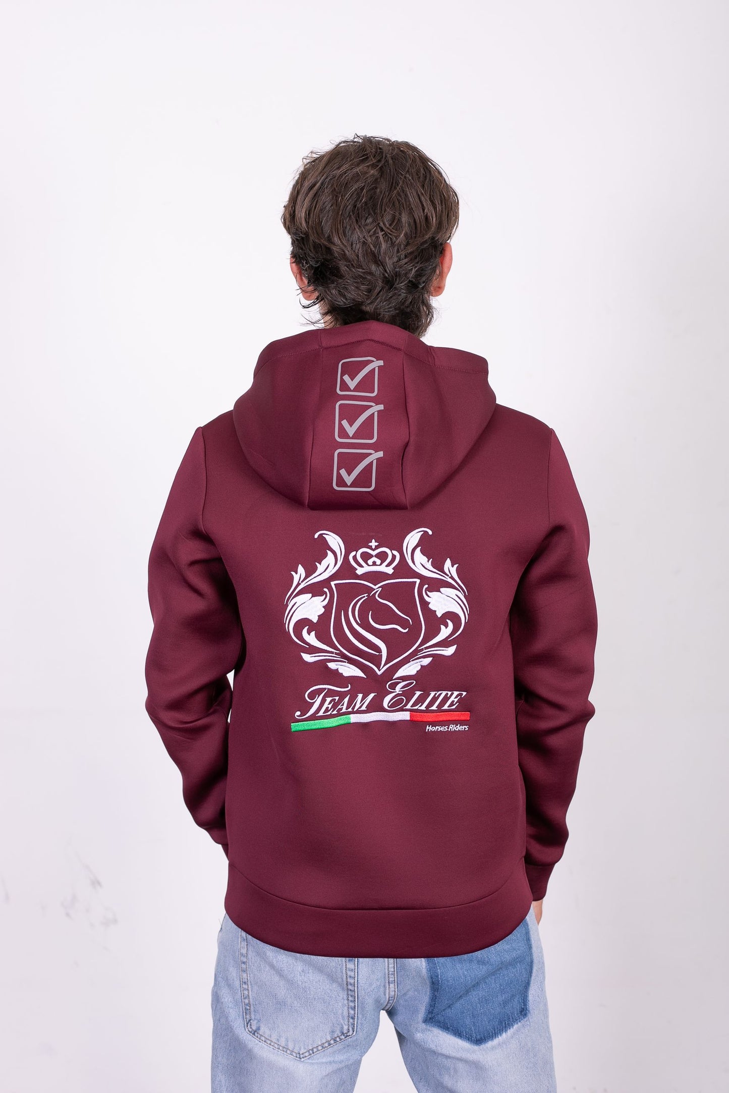 Felpa Scuba Team Elite Bordeaux