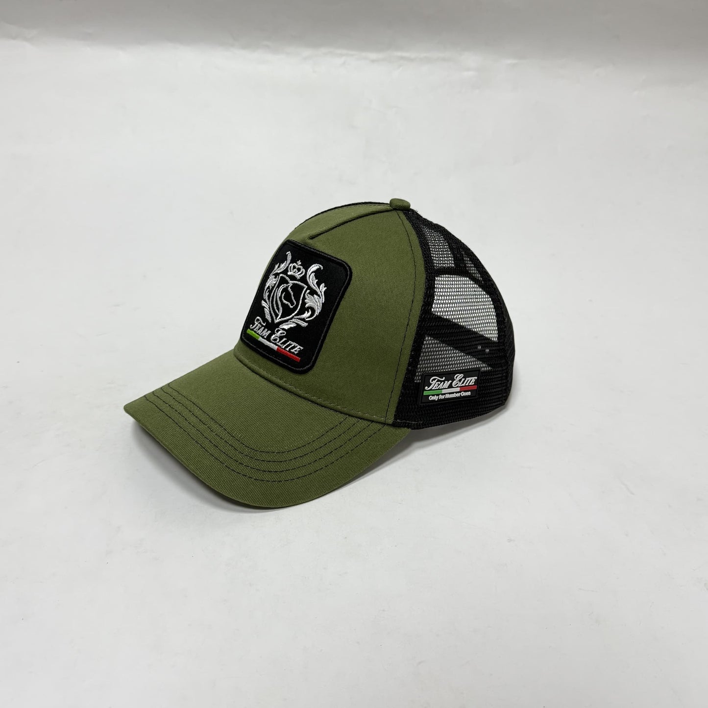 Cappello Baseball Team Elite Premium Verde