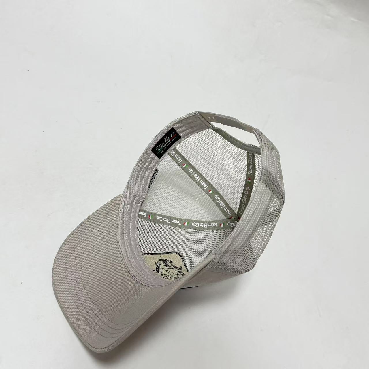 Cappello Baseball Team Elite Premium Grigio