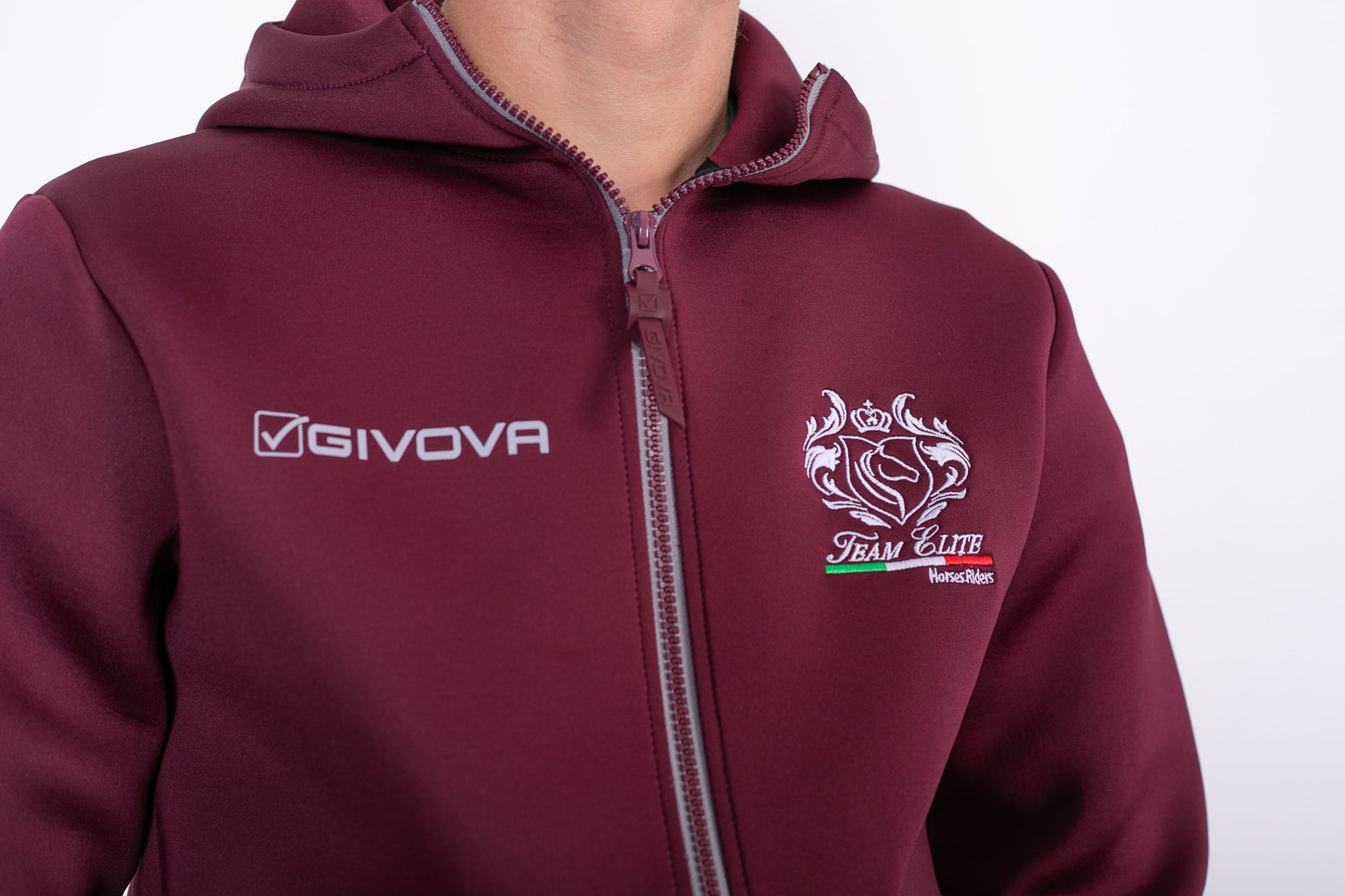 Felpa Scuba Team Elite Bordeaux