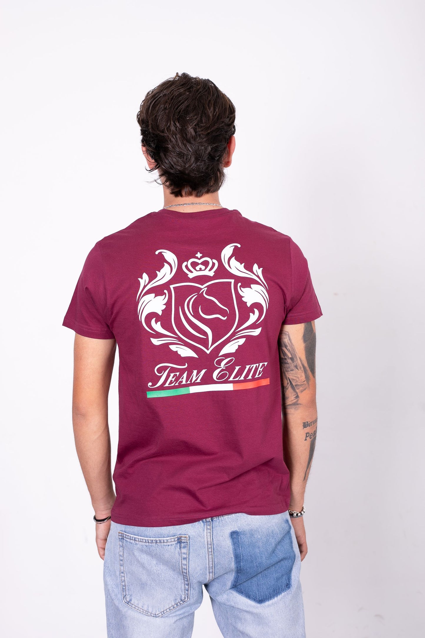 T-Shirt Uomo Team Elite Bordeaux