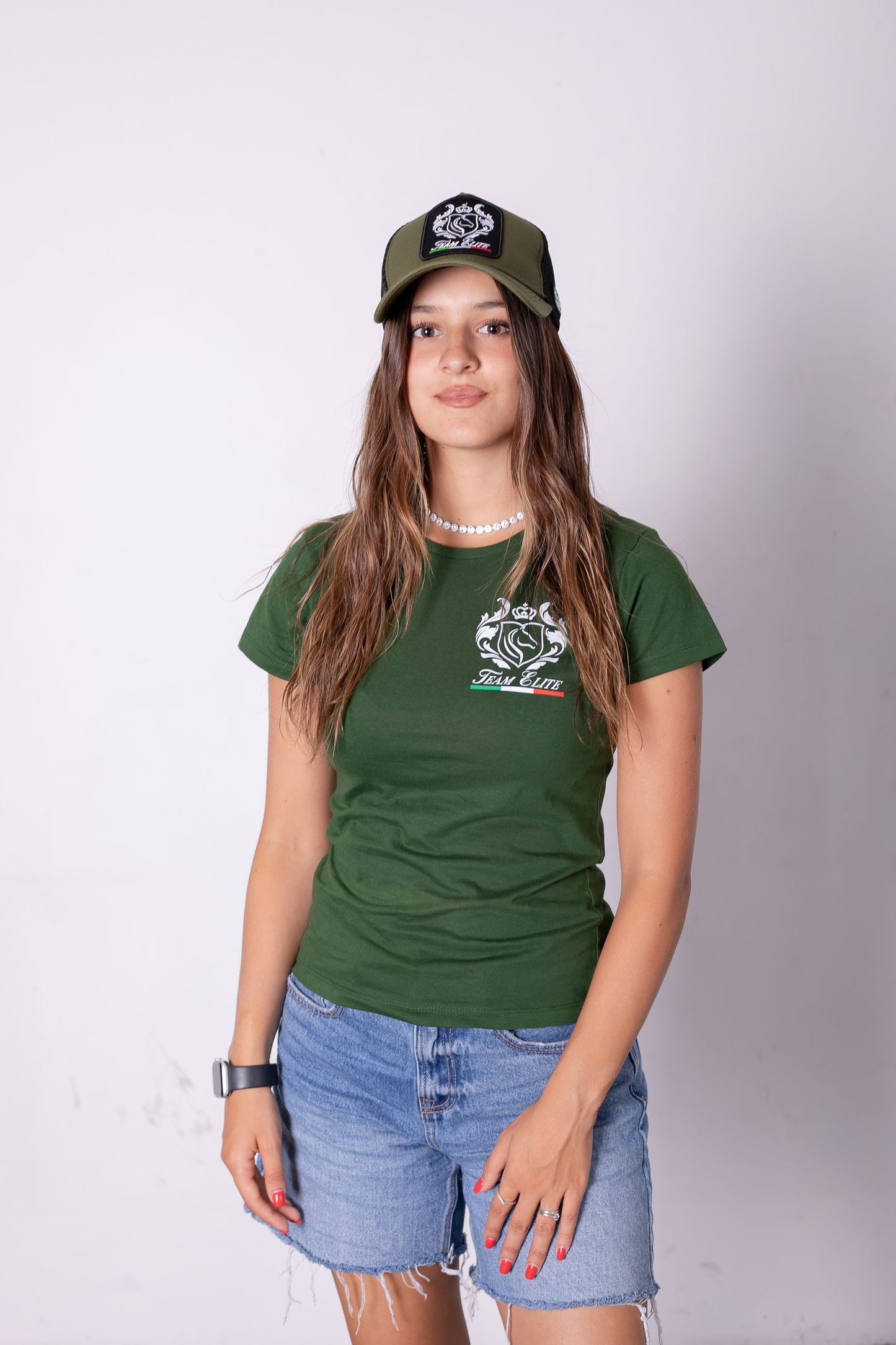 T-Shirt Donna Team Elite Verde