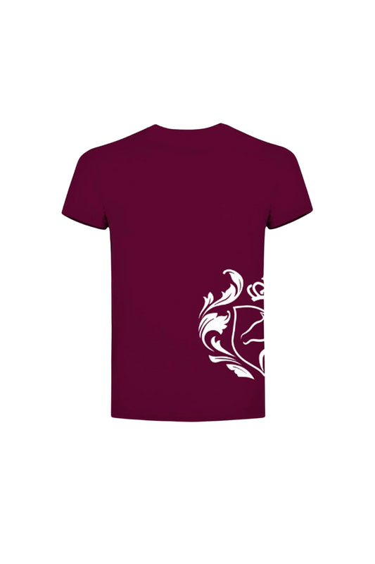 T-Shirt Team Elite Plein Bordeaux