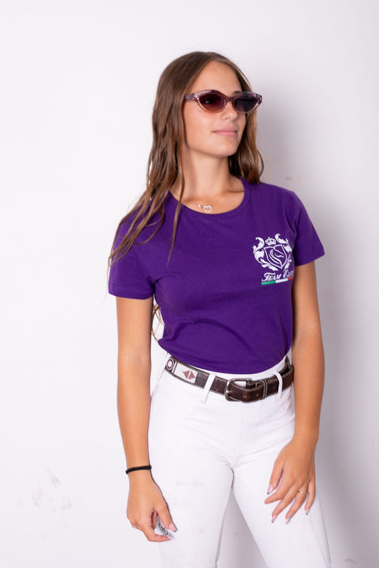 T-Shirt Donna Team Elite Viola