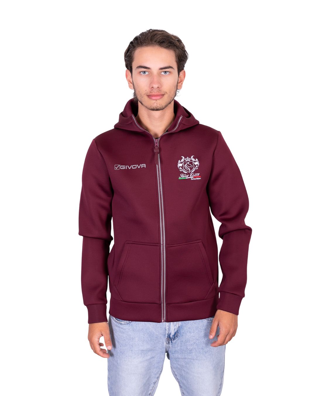 Felpa Scuba Team Elite Bordeaux