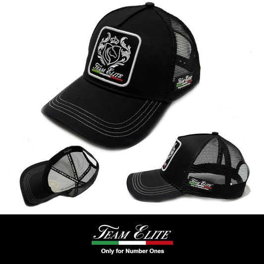 Cappello Baseball Team Elite Nero Premium