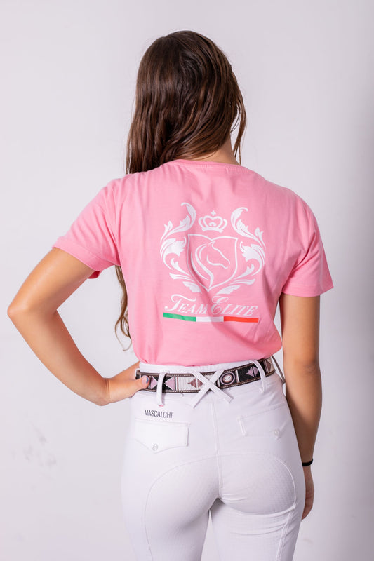 T-Shirt Donna Team Elite Rosa